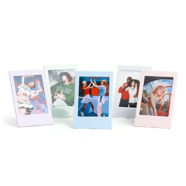 Instax Mini Film Uyumlu Pembe Katlanılabilir Fotoğraf Çerçevesi - Görsel 4