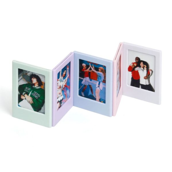 Instax Mini Film Uyumlu Pembe Mıknatıslı Fotoğraf Çerçevesi - Görsel 5