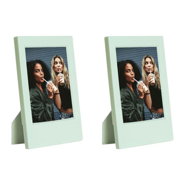 Instax Mini Film Uyumlu Yeşil 2'li Klasik Fotoğraf Çerçeve Seti