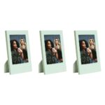 Instax Mini Film Uyumlu Yeşil 3'lü Klasik Fotoğraf Çerçeve Seti