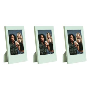 Instax Mini Film Uyumlu Yeşil 3'lü Klasik Fotoğraf Çerçeve Seti