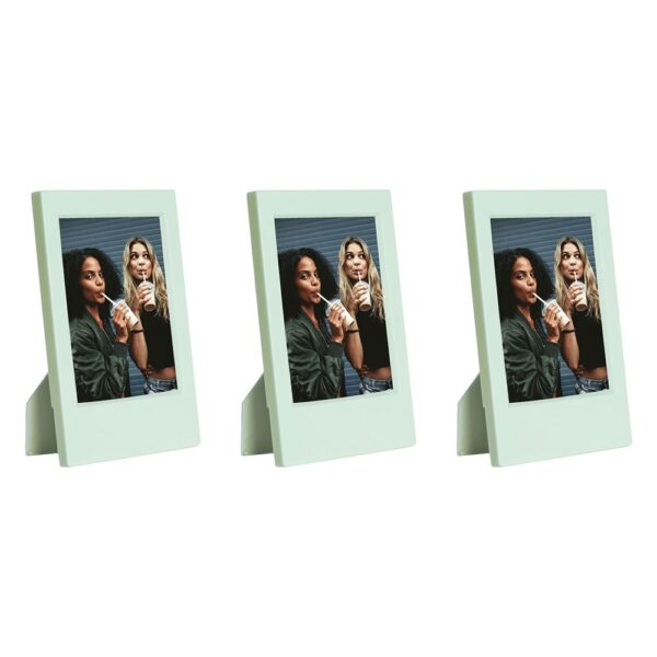 Instax Mini Film Uyumlu Yeşil 3'lü Klasik Fotoğraf Çerçeve Seti