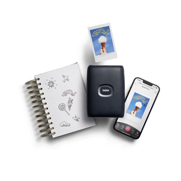 Instax Mini Link 2 Uzay Mavisi Akıllı Telefon Yazıcısı - Görsel 8