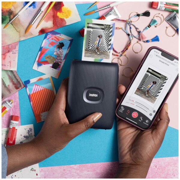 Instax Mini Link 2 Uzay Mavisi Akıllı Telefon Yazıcısı ve Çantalı Hediye Seti 4 - Görsel 7