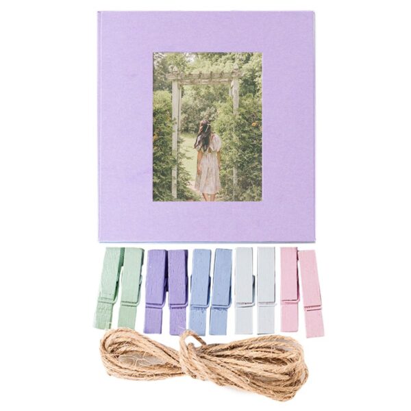 Instax Mini Resim Çerçeveli 10 Mandal Set - Görsel 8