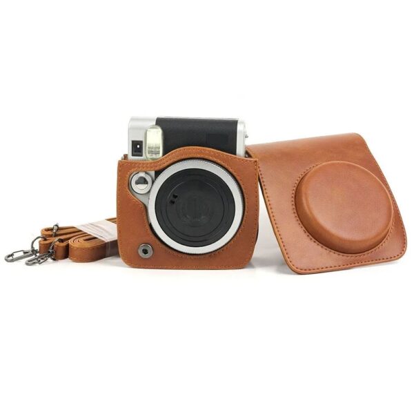 Instax Neo 90 Kahverengi Askılı Deri Çanta - Görsel 2