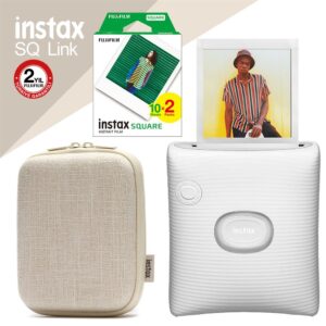 Instax SQ Link Beyaz Ex D Akıllı Telefon Yazıcısı ve Hediye Seti 4