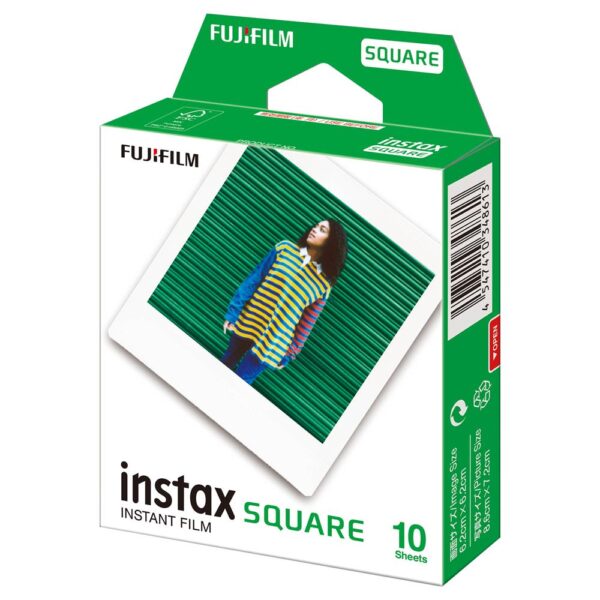 Instax SQ Link Yeşil Yazıcı 10lu Square Film ve Pleksi Çerçeve - Görsel 4