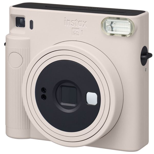 Instax SQ1 Beyaz Fotoğraf Makinesi 20li Kare Film ve Pleksi Çerçeve - Görsel 2