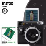 Instax SQ40 Siyah Fotoğraf Makinesi ve 10lu Kare Film
