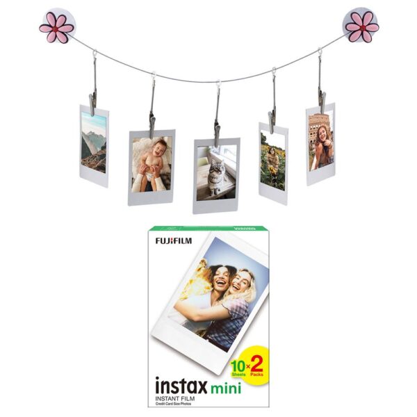 Instax Tüm Mini Makineler ile Uyumlu 20'li Film ve 5'li Resim Askısı