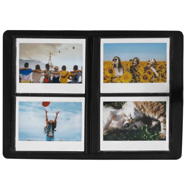 Instax Wide 80'li Siyah Deri Albüm - Görsel 2