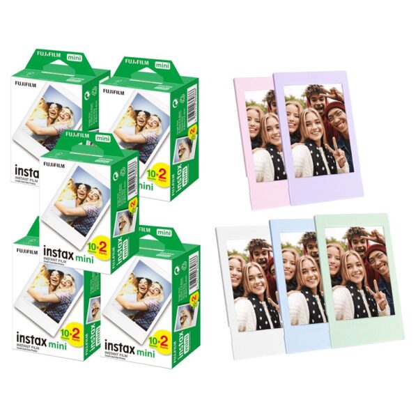 Instax mini 100'lü Film ve 5 Fotoğraf Çerçevesi - Görsel 3