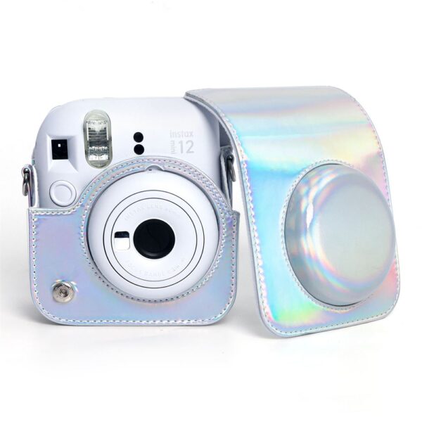 Instax mini 12 Beyaz Fotoğraf Makinesi-10'lu Film ve Parlak Kılıf Seti - Görsel 2
