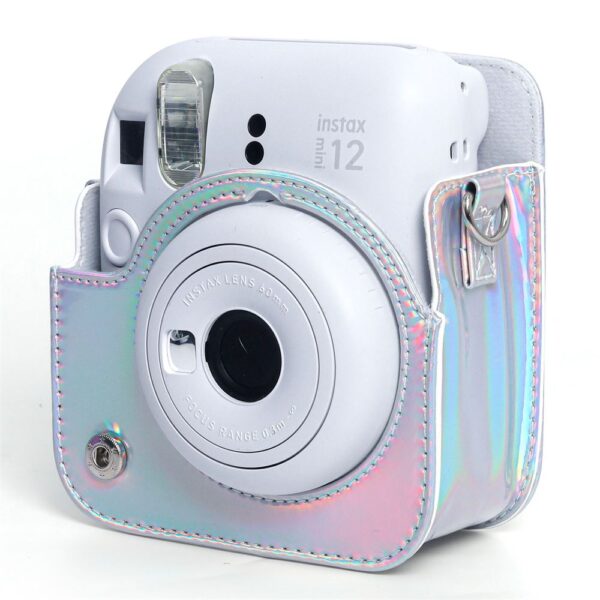 Instax mini 12 Beyaz Fotoğraf Makinesi-10'lu Film ve Parlak Kılıf Seti - Görsel 3