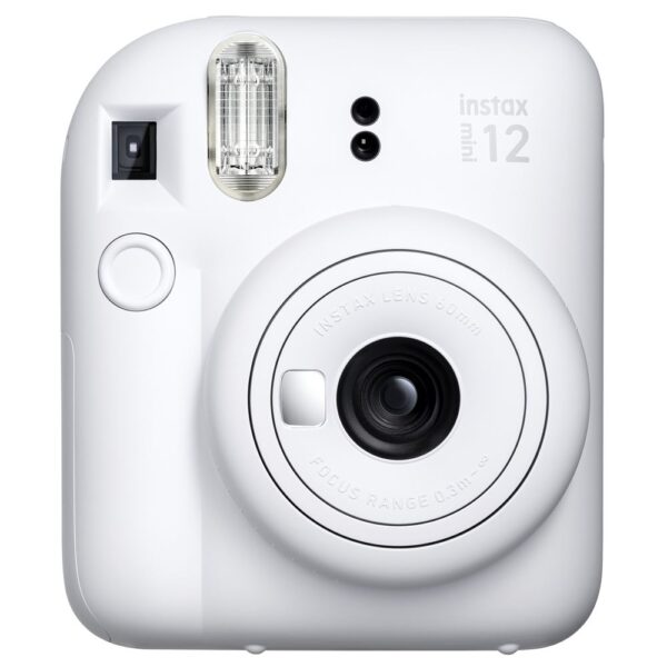 Instax mini 12 Beyaz Fotoğraf Makinesi-10'lu Film ve Şeffaf Kılıf Seti - Görsel 2