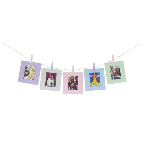 Instax mini 12 Beyaz Fotoğraf Makinesi-30'lu Film-Albüm-Mandal-Çerçeve ve Kılıf Mega Set 2 - Görsel 6