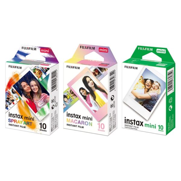 Instax mini 12 Beyaz Fotoğraf Makinesi-30'lu Film-Albüm-Mandal-Çerçeve ve Kılıf Mega Set 2 - Görsel 8
