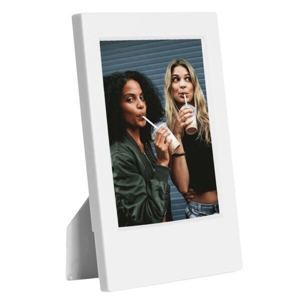 Instax mini 12 Beyaz Fotoğraf Makinesi-Çerçeve ve Deri Kılıf Seti - Görsel 2