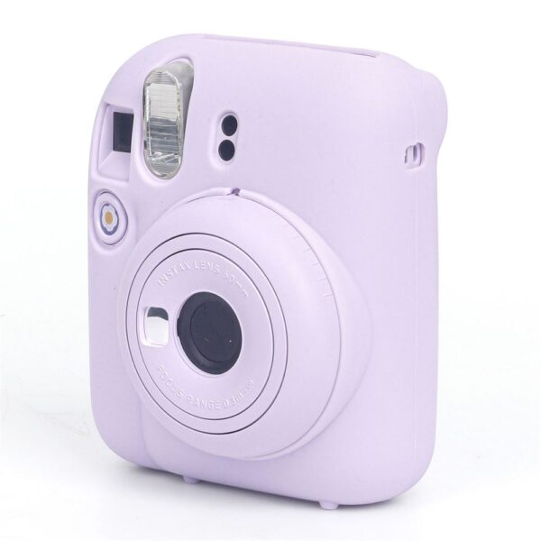 Instax mini 12 Lila Fotoğraf Makinesi-10'lu Film-Kıskaçlı Resim Standı ve Silikon Kılıf Seti - Görsel 2