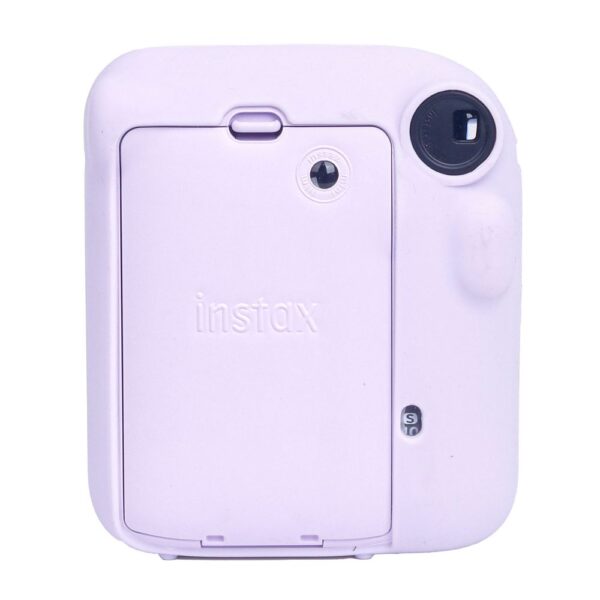 Instax mini 12 Lila Fotoğraf Makinesi-10'lu Film-Kıskaçlı Resim Standı ve Silikon Kılıf Seti - Görsel 4