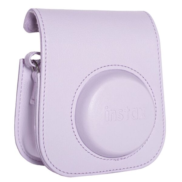 Instax mini 12 Lila Fotoğraf Makinesi-20'li Film-Çerçeve ve Deri Kılıf Seti - Görsel 5