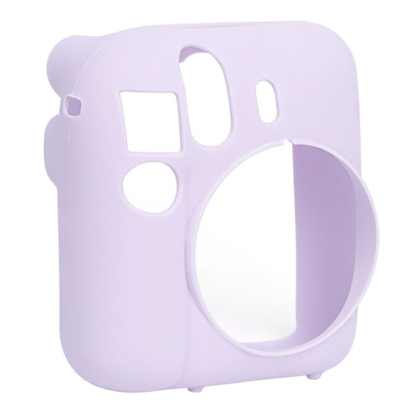 Instax mini 12 Lila Fotoğraf Makinesi-20'li Film-Kıskaçlı Stand-Mini Albüm ve Silikon Kılıf Seti - Görsel 3