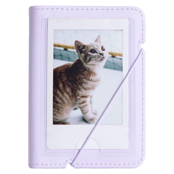 Instax mini 12 Lila Fotoğraf Makinesi-20'lu Film-Mini Albüm ve Deri Kılıf Seti - Görsel 4