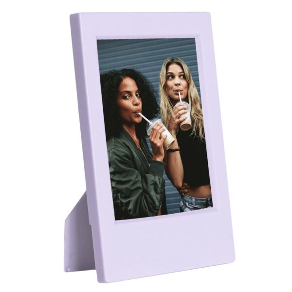 Instax mini 12 Lila Fotoğraf Makinesi-Çerçeve ve Deri Kılıf Seti - Görsel 4
