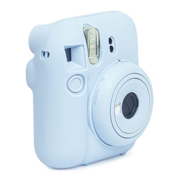Instax mini 12 Mavi Fotoğraf Makinesi-10'lu Film-Kıskaçlı Resim Standı ve Silikon Kılıf Seti - Görsel 2