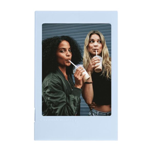 Instax mini 12 Mavi Fotoğraf Makinesi-Çerçeve ve 20'li mini Film Seti - Görsel 2