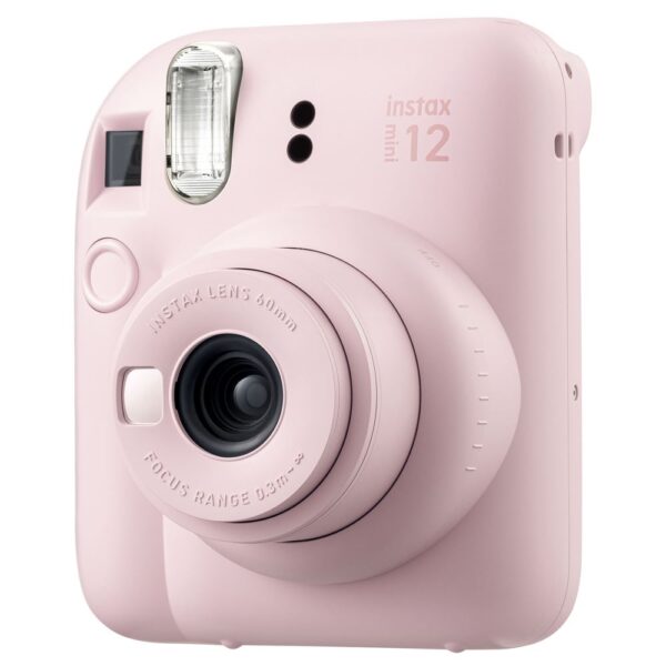 Instax mini 12 Pembe Fotoğraf Makinesi-10'lu Film-Çerçeve ve Deri Kılıf Seti - Görsel 2