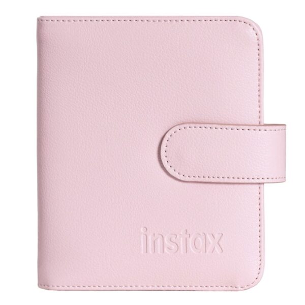 Instax mini 12 Pembe Fotoğraf Makinesi-10'lu Film-Çerçeve ve Deri Kılıf Seti - Görsel 4