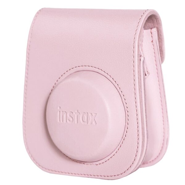 Instax mini 12 Pembe Fotoğraf Makinesi-10'lu Film-Çerçeve ve Deri Kılıf Seti - Görsel 6