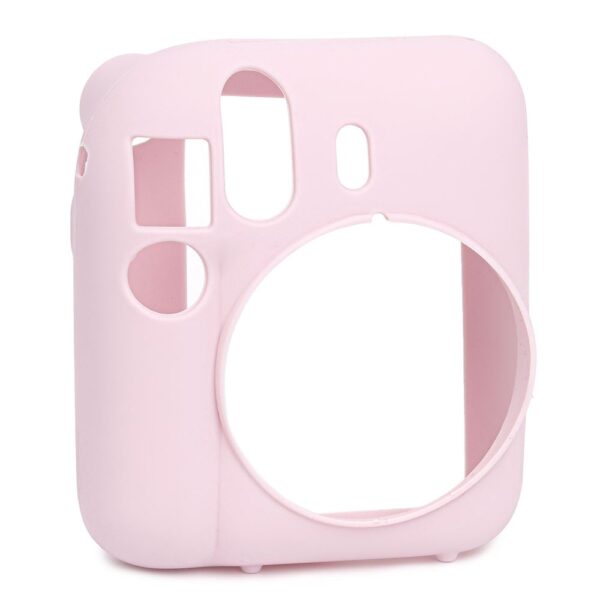 Instax mini 12 Pembe Fotoğraf Makinesi-10'lu Film-Kıskaçlı Resim Standı ve Silikon Kılıf Seti - Görsel 3