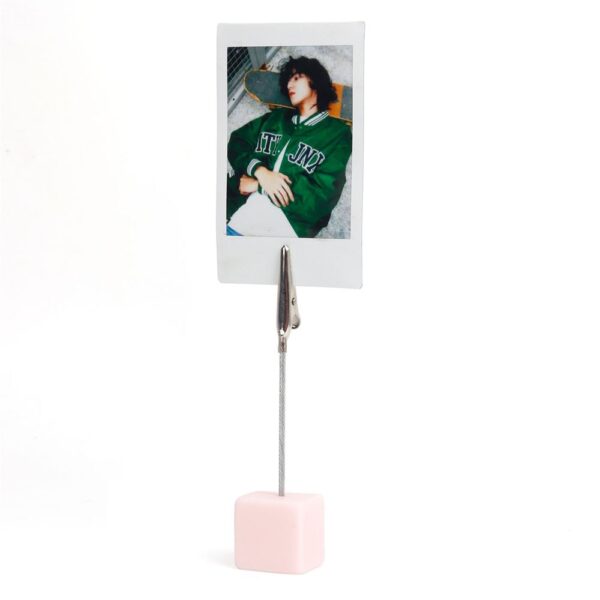 Instax mini 12 Pembe Fotoğraf Makinesi-10'lu Film-Kıskaçlı Stand-PVC Albüm ve Simli Pleksi Kılıf Seti - Görsel 2
