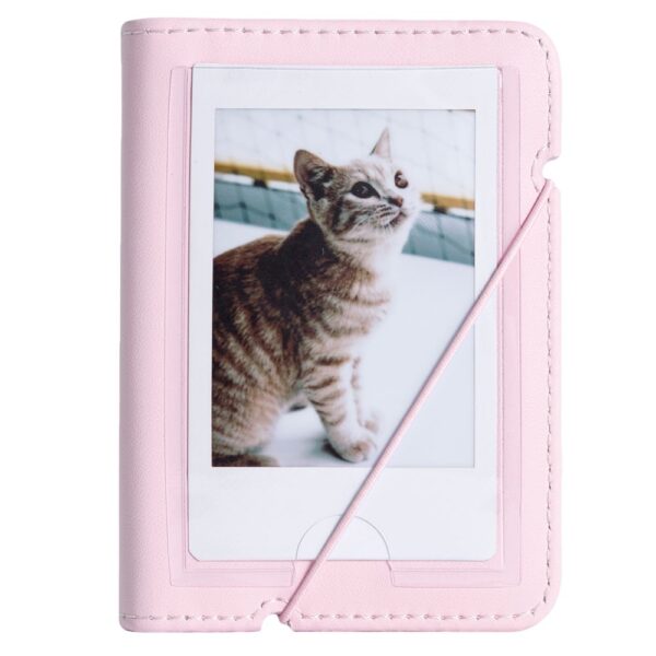 Instax mini 12 Pembe Fotoğraf Makinesi-10'lu Film-Mini Albüm ve Deri Kılıf Seti - Görsel 3