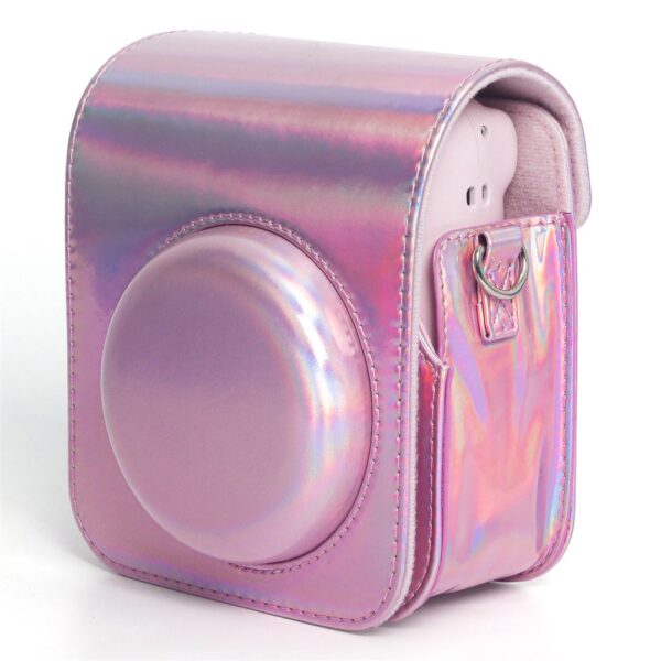 Instax mini 12 Pembe Fotoğraf Makinesi-10'lu Film ve Parlak Kılıf Seti - Görsel 2