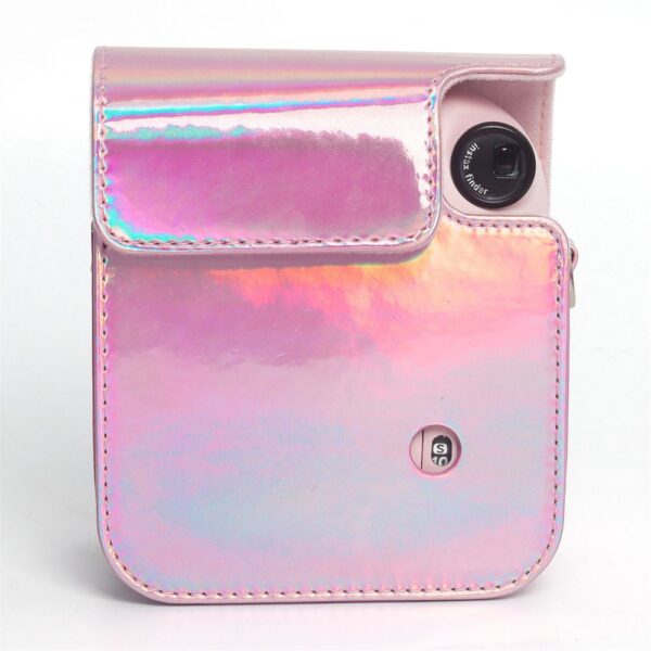 Instax mini 12 Pembe Fotoğraf Makinesi-10'lu Film ve Parlak Kılıf Seti - Görsel 4