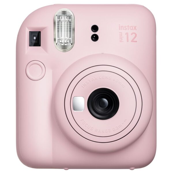 Instax mini 12 Pembe Fotoğraf Makinesi-10'lu Film ve Şeffaf Kılıf Seti - Görsel 2