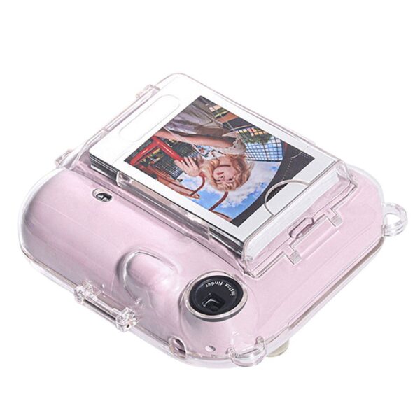 Instax mini 12 Pembe Fotoğraf Makinesi-10'lu Film ve Şeffaf Kılıf Seti - Görsel 6