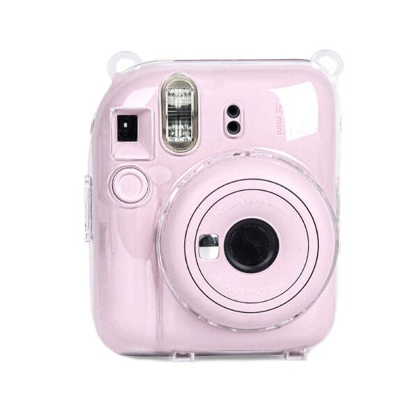 Instax mini 12 Pembe Fotoğraf Makinesi-10'lu Film ve Şeffaf Kılıf Seti - Görsel 7