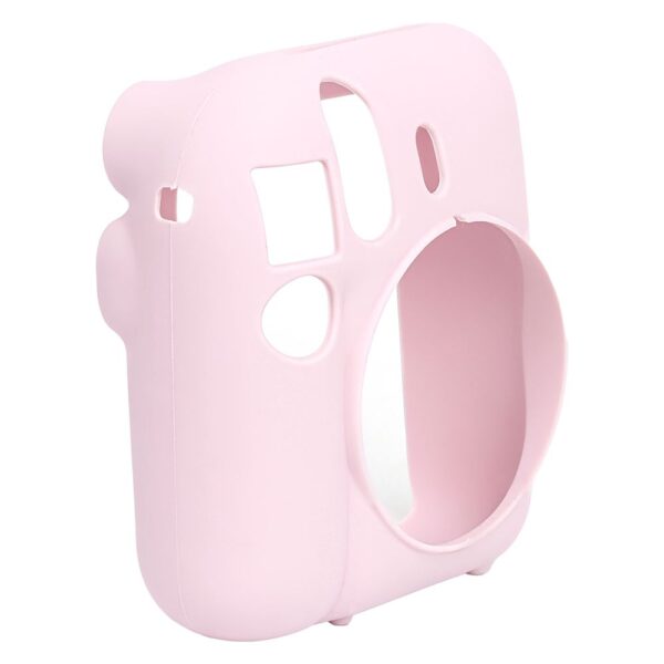 Instax mini 12 Pembe Fotoğraf Makinesi-20'li Film-Kıskaçlı Resim Standı ve Silikon Kılıf Seti - Görsel 5