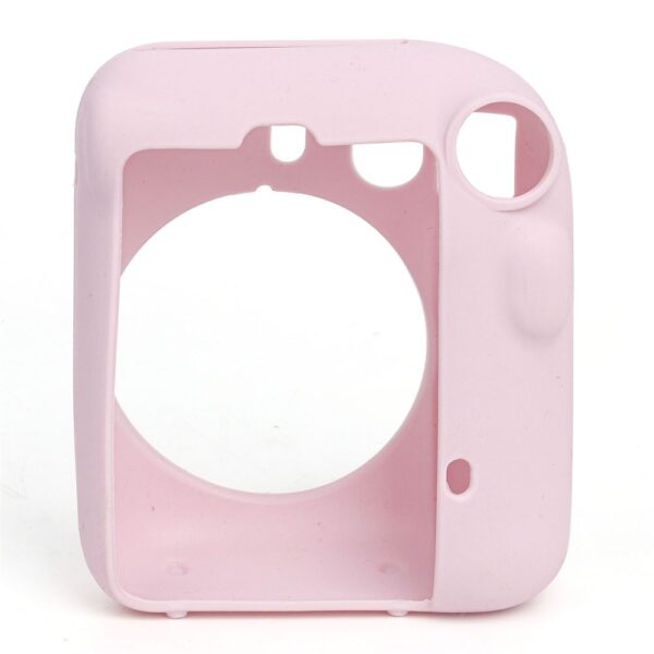 Instax mini 12 Pembe Fotoğraf Makinesi-20'li Film-Kıskaçlı Resim Standı ve Silikon Kılıf Seti - Görsel 6