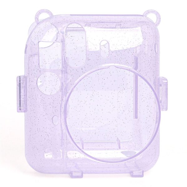 Instax mini 12 Simli Şeffaf Lila Kılıf Pvc 64'lü Albüm ve Fotoğraf Çerçeveleri Aksesuar Seti - Görsel 4