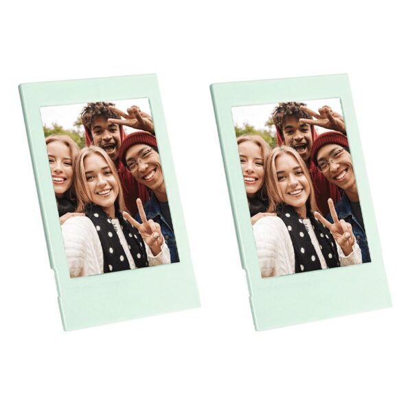 Instax mini 12 Simli Şeffaf Yeşil Kılıf Pvc 64'lü Albüm ve Fotoğraf Çerçeveleri Aksesuar Seti - Görsel 2