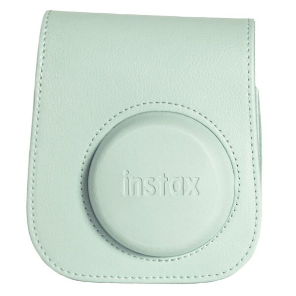 Instax mini 12 Yeşil Fotoğraf Makinesi-10'lu Film-Çerçeve ve Deri Kılıf Seti - Görsel 2