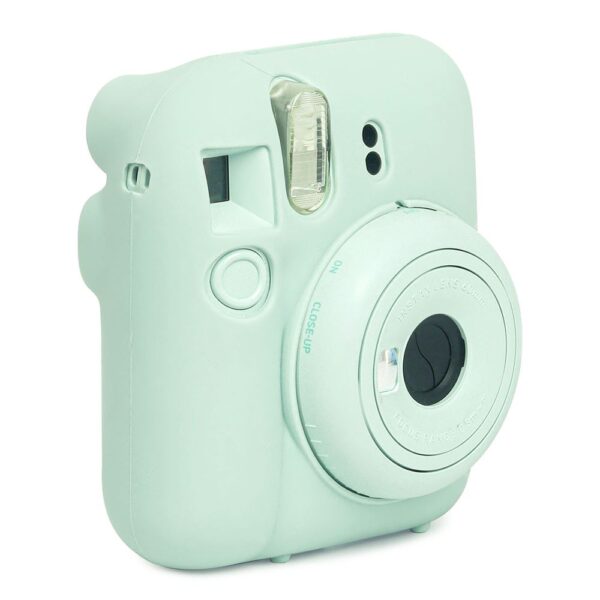 Instax mini 12 Yeşil Fotoğraf Makinesi-10'lu Film-Kıskaçlı Stand-Mini Albüm ve Silikon Kılıf Seti - Görsel 6