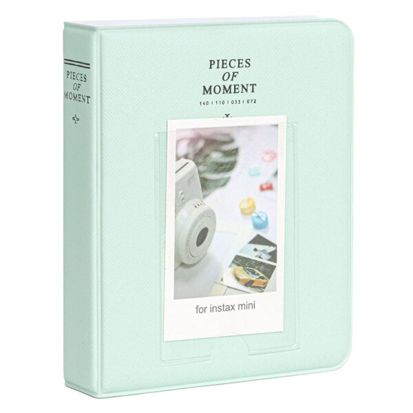Instax mini 12 Yeşil Fotoğraf Makinesi-10'lu Film-Kıskaçlı Stand-PVC Albüm ve Simli Pleksi Kılıf Seti - Görsel 7