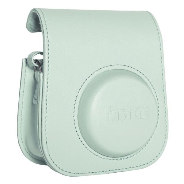 Instax mini 12 Yeşil Fotoğraf Makinesi-20'li Film-Çerçeve ve Deri Kılıf Seti - Görsel 3
